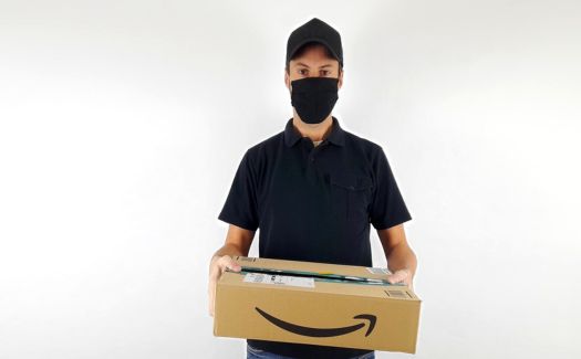 Amazon Prime Big Deal Day in This OCT 2024 a delivery boy deliver a parcel prime box